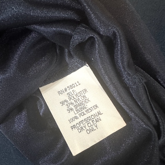 David Meister Royal Blue Halter V Neckline Evening Gown - Size 10 - Picture 8 of 8